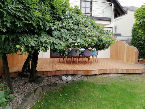 Douglasie Terrasse